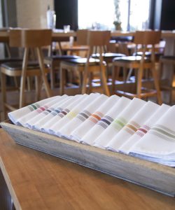 Milliken Bistro Stripe Napkins