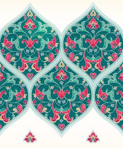 Patterned Oriental Garland