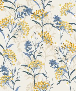 Yellow Berries with Flowers